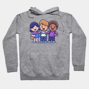 Cute Kids With Different Skin Color (2) Hoodie